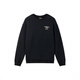 BOY LONDONBoyLondon hot diamond pullover casual letter drop shoulder long-sleeved sweatshirt for men and women, black XS