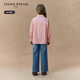 Teenie Weenie children's clothing girls' sweet preppy style long-sleeved shirt pink 140