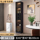 Zhong Zhanggui Wine Cabinet Light Luxury Solid Wood Sideboard Glass Door Display Cabinet Home Integrated Wall Bookcase New Storage Customized Cabinet 40cm Healthy Particle Board Single Door Wine Compartment Model Comes with Sensor Light (Installation Included)
