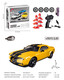 Hongxing car model 124 toys children's RC remote control drift car remote control car Chenghai toy manufacturer wholesale D93218 red