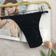New men's adjustable thin strap suspender thong sexy men's close-fitting lace underwear black L recommended 95-110Jin Jin equals 0.5 kg