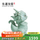 Dongdao Ruyao Henan Heritage Tea Pet Dragon Year Zodiac Ornament Opening Piece Can Raise High-end Ceramic Kung Fu Tea Set Gift Box Jade Dragon Sky Blue