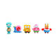 CLCEY car center console display screen cute ornaments SpongeBob SquarePants car rearview mirror small ornaments car interior accessories Ocean family one-piece set with free traceless stickers