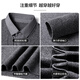 SHANSHAN Shanshan Pure Wool Sweater Men's Heavy Thick 100% Sheep Wool Thick Warm Sweater Zodiac Year Gift Top Black L /175