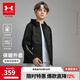 Under Armor Children's Clothing Children's Jackets Men's and Women's Jackets Winter Velvet Warm Hooded Sports Jacket 254324103 Black 170