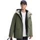 DESCENTE New Year's gift SKI STYLE series sports hooded waterproof long-sleeved parka down jacket men's BK-Anthracite M