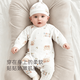 Good Bear Newborn Clothes Autumn and Winter Baby Clothes Long-Sleeved Strap One-piece Baby Cotton Home Autumn Pajamas