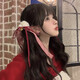 Shui Yunmiao autumn and winter Christmas bell plush bow hair tie new high-end headband rubber band New Year hairpin hair accessories bell plush bow hair tie plus velvet style one pair
