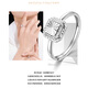 Wanfulong sparkling car flower sugar cube platinum ring PT950 platinum all-match live ring live ring can be freely adjusted 3.42g