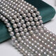 811mm Natural Freshwater Edison Pearl Aurora Semi-finished Chain Zhenduo Hemp Gray Customizable SCT About 9mm Round Bar 5A-SCT2 About 40cm 9-10mm