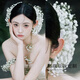 Liu Yifei's same style baby's breath headdress Liu Yifei's hair flower simulation flower super fairy and beautiful atmosphere photo shoot new white baby's breath set