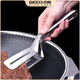 Jidu 304 stainless steel steak special clips thickened household food fried steak shovel bread barbecue meat clips