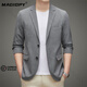 MAGIOPY luxury high-end brand casual suit for men spring and autumn new business casual small suit fashionable single suit jacket for men gray high-end gift box M 170 high-end gift box