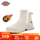 Dickies Botas de Nieve para Mujer Botas de Mujer Botas Cortas Gruesas de Terciopelo de Invierno Zapatos de algodón cálidos Botas Beige 37