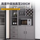 Zhong Zhang Gui wine cabinet living room wall-mounted home partition cabinet entrance cabinet foyer display cabinet storage rack red wine storage cabinet can be customized solid wood 220 long white package home + installation