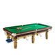 Xunmei American standard billiards Chinese style home black eight steel warehouse billiard table commercial steel warehouse two-in-one season billiard table 9 feet silver marble wooden warehouse with