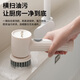 Amoi multifunctional electric cleaning brush, fully automatic professional multifunctional cleaning machine, household powerful dishwashing pot, bathroom shoe washing and cleaning tool, black (with 8 brush heads) waterproof body/free hook