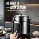 SUDISQR Subo household rice cooker 304 stainless steel 0-coated rice cooker 5L large capacity micro-pressure cooking all-in-one rice porridge multi-functional pot smart reservation old-fashioned rice cooker 4L all-steel body for 3-5 people use free stainless steel steamer