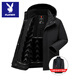Playboy Dad Winter Jacket Middle-aged and Elderly Cotton-padded Jacket Men's Plush Thickened Grandpa Down Jacket Mid-Length Middle-aged and Elderly Cotton-padded Jacket 029 Cotton Removable Black Main Image Video Style L (80-100Jin Jin is equal to 0.5kg)