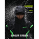 Recruiting motorcycle raincoat set, men's full-body rainstorm-proof cycling suit, split-type outer wear for adults, specially designed for takeaway riders. Shadow black durable and waterproof style - unisex, heavy rainproof + double-layer waterproof placket M 1 piece