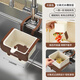 Home KATEI STORY Japanese hanging sink drain basket kitchen sink separates food residue filter basket fruit cleaning drain basket