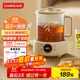 LOCK&LOCK all-glass health kettle electric kettle split boiling teapot small flower teapot constant temperature heating insulation mini teapot EJK33551L