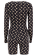 MARINE SERRE moon print long sleeve short bodysuit black XS