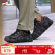 FILA Croissant Shoes Retro Sports Shoes Men's Winter Casual Shoes Dad Shoes Black-IB 42.5