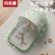 Qiaolexiong crib mosquito net cover for newborn children, full-cover universal foldable light-shielding anti-mosquito cover, yurt, quiet gray - full mesh model (small size - suitable for 0-1.5 years old) -