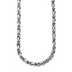 BJYL titanium steel necklace men's domineering personality summer clavicle chain men's non-fading emperor chain hip-hop trend accessories 5MM wide 50CM long