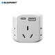 BLAUPUNKT socket converter/mini one to five sockets/wireless conversion socket/conversion plug/socket extender/power converter USB+Typec