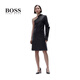 HUGO BOSS light luxury women's DEMEER women's long-sleeved shirt Black 20 | 10 (M)