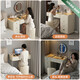 Tinimia bedside dresser desk two-in-one small apartment bedroom bedside cabinet integrated laptop desk with socket 1.1 meter dresser cabinet + makeup stool丨embedded high-power power strip Side cabinets can be installed left and right - placed as needed