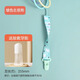 Golden collar cat pacifier anti-drop chain baby toy teether chain clip lanyard teething stick anti-lost rope bite bag holder 1 pack - (A1 polar bear)