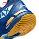 Li Ning Badminton Shoes Blade MAX City Version New Mandarin Duck Color Men's and Women's Technology Shock Absorbing Breathable Sports Shoes Dream Blue/Red Flame Red-2AYAU005 Standard Last 39 (240mm)