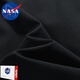 NASA RHUDE windbreaker men's mid-length spring and autumn coat men's youth loose coat autumn printed velvet hooded autumn and winter windbreaker black 5XL (200-220Jin Jin equals 0.5 kg)