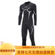 ZCCO3mm wetsuit one-piece men's thermal elastic wear-resistant wetsuit cold-proof wetsuit winter swimming suit SCR black XS