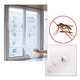 Anti-mosquito screen household household screen non-curtain Velcro self-adhesive anti-mosquito sand window anti-mosquito window simple sand net Activity 1 Screen. 1.5x2. White. 1 pack