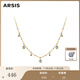Arsis Silver Jewelry Secret Garden Midsummer Blues Pendant Necklace Exquisite Temperament and Versatile Clavicle Chain as a Birthday Gift for Your Girlfriend Midsummer Blues Pendant Necklace