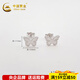 CHINA GOLD platinum earrings, platinum earrings, earrings, flying butterflies, as a birthday gift for my wife, about 2.57g