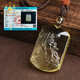 Bailuoqi Wu Wealth God Zhao Gongming natural citrine pendant raw stone carved necklace men and women pendant amulet gift citrine Wu Wealth God 45*30mm