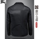 B PRORSUM Burberry Men's Suit Collar Down Jacket Fashion New French Trendy Men's Down Suit Winter Warm Casual Black M