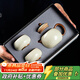 Tangfeng Ru Kiln Tea Set Home Teapot Kung Fu Tea Set Beige Song Ci One Pot Two Cups Gift Box