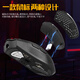 Azzor AZ50 Wireless Maus Bluetooth Drei-Mode-Kabel-Gaming-Maus E-Sport Ergonomic Makro RGB Chicken Eating Lol/CSGO Desktop Laptop Universal Drei-Template Extreme Night Dark [Original Phase 33111 Milliarde Micro Moves]
