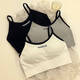Clolv kissCK pure lust girl tube top no steel ring underwear push-up student high school student development period camisole female chest wrap 3 pieces white + black + gray S 60-80Jin Jin is equal to 0.5 kg