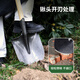 Deli shovel manganese steel trenching hole flood control shovel wooden handle shovel pickaxe shovel soil shovel mud shovel garden shovel