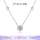 Fanci Star Point Necklace White Style Light Luxury High-end Female Silver Pendant Clavicle Chain Birthday Gift for Girlfriend