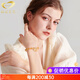 GONMCEAN Citrine Bracelet Women's Lucky Bag Bracelet Girlfriend's Birthday Citrine Money Bag