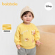 Balabala Crazy Animal IP children's clothing children's sweatshirts plus velvet winter 2025 new tops for boys and girls thickened