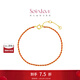 Chow Tai Fook SOINLOVE Minimalist 18K Gold Braided Red Rope Pink Rope Bracelet for Women Multiple Options VE197 Lucky Red 18K Gold Bracelet for Women